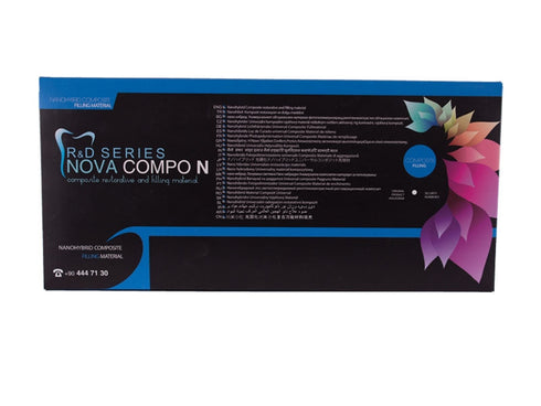 Nova Compo N Universal Composite light curing radiopaque nano hybrid composite A1